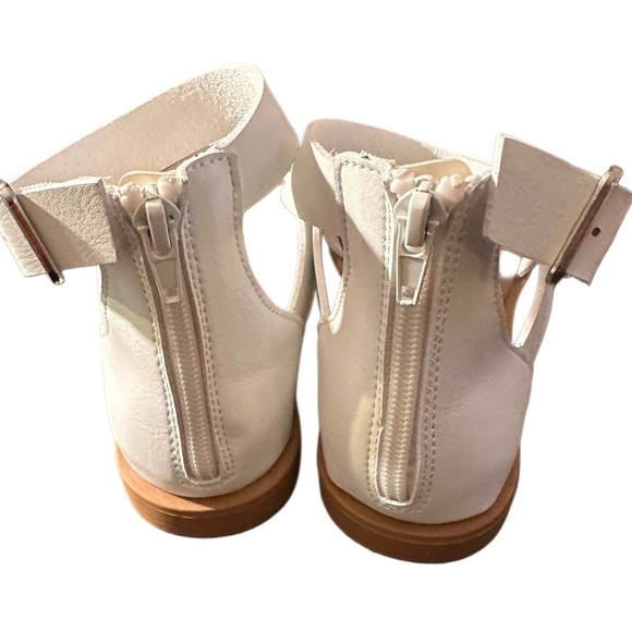 NEW Fitory Women’s Open Toe Gladiator Sandals White Size 7 - Picture 6 of 16